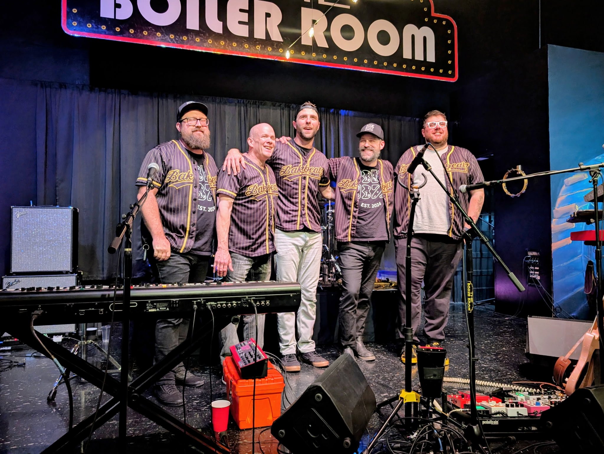 The BakBeatz together after a show